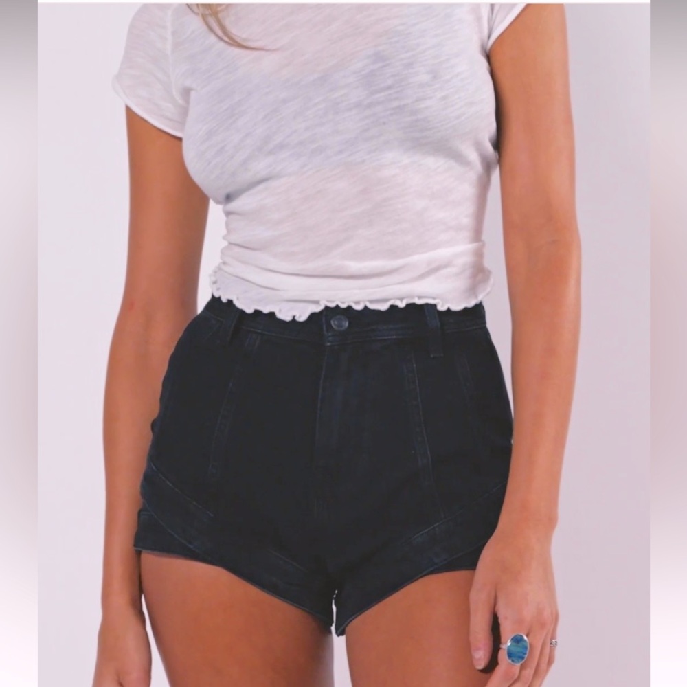 Free People x We The Free CRVY Mona High-Rise Shorts Size 35